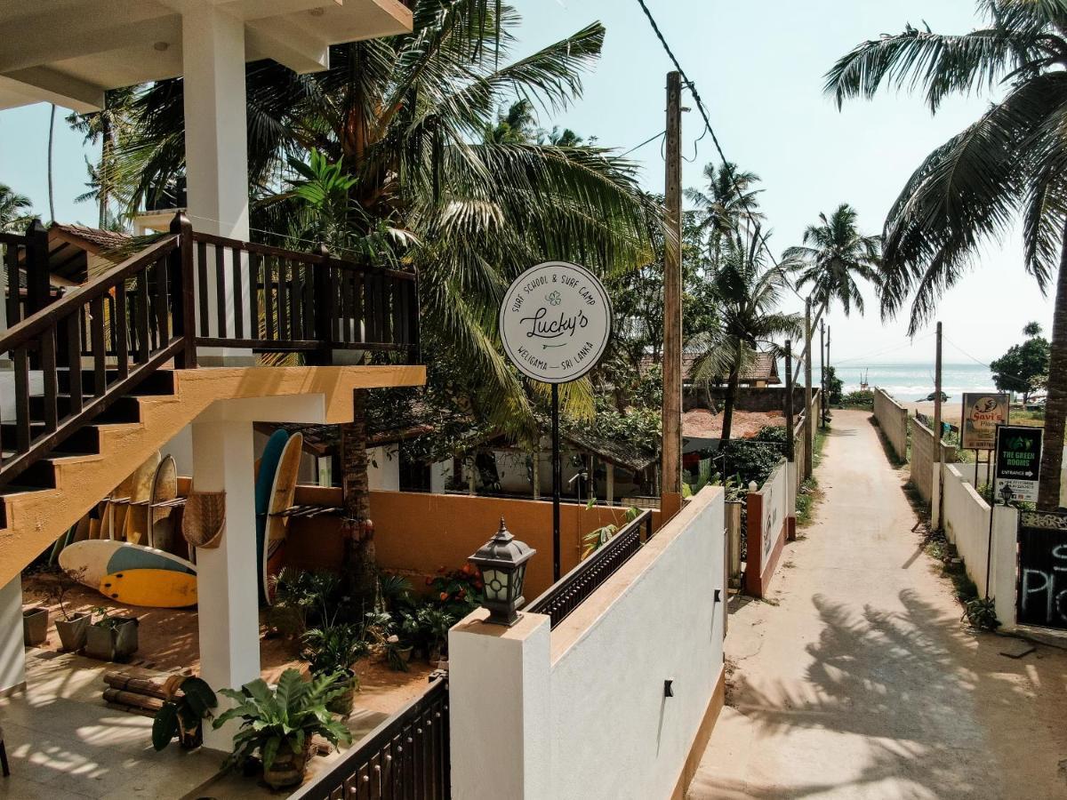 Lucky'S Surf Camp Bed and Breakfast Weligama Eksteriør billede